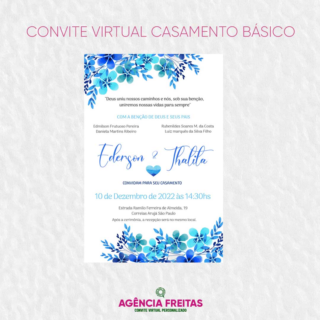 Convite de Casamento Arte Digital Simples: Um Convite Elegante, Minimalista e Memorável para o Seu Dia Especial!